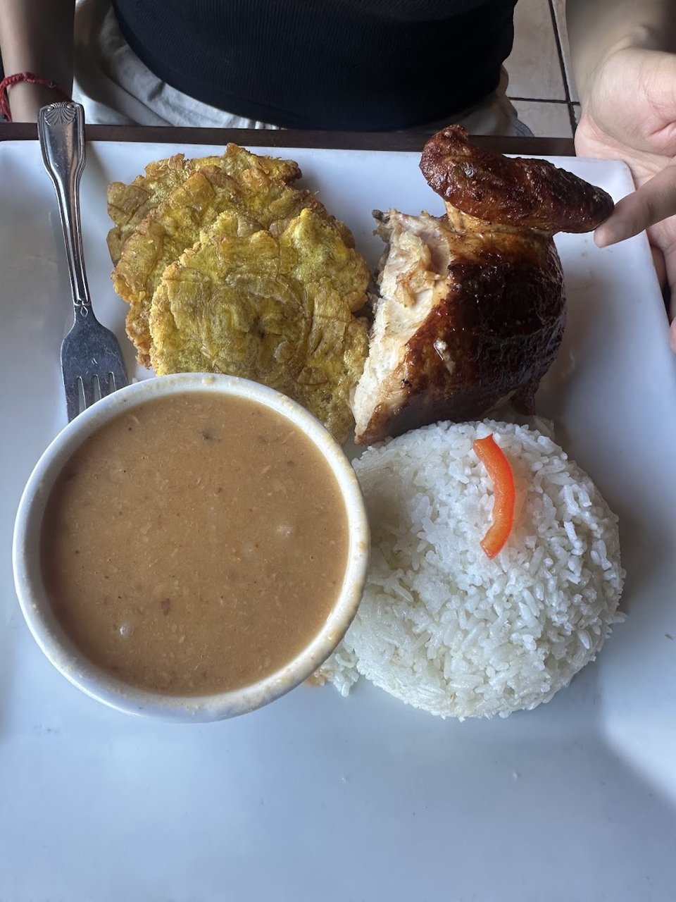 Roasted Chicken with Tostones